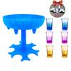 6 Shot Glass Wine Whisky Beer Dispenser Holder Liquor Dispenser Drinking Games Tools for Christmas Home Party Bar Shot Glass