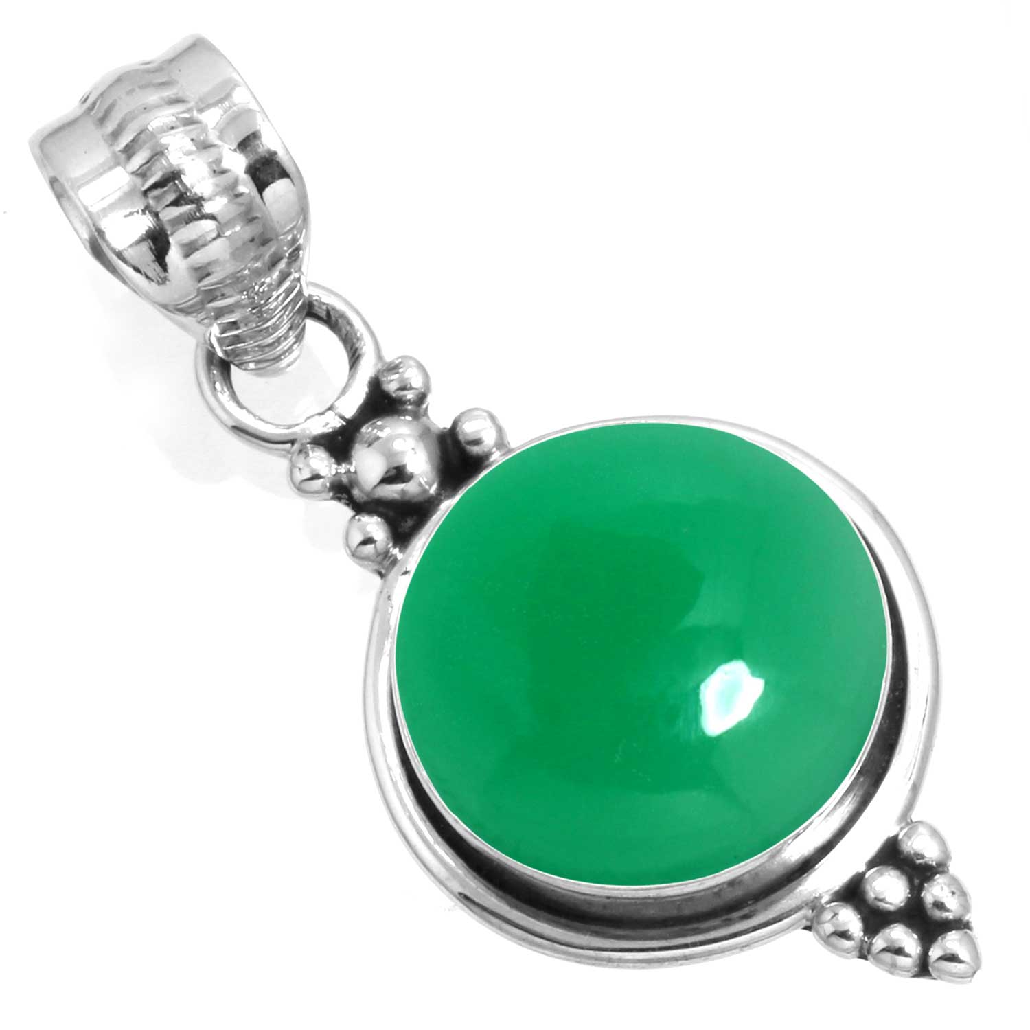 

Підвіска зі срібла 925 проби Жіноча з дорогоцінним камінням Ручна робота Ювелірні вироби Подарунок на Хелловін Бурштин Аметист Чорний онікс Карнеліан Гранат Кварц Зелений онікс Золотий камінь онікс/зелений