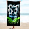 1PC Custom Name Soccer Ball Art Beach Towel Highly Absorbent And Sand-Resistant Towel for Swimming, Pool, Yoga, And Travel Lightweight