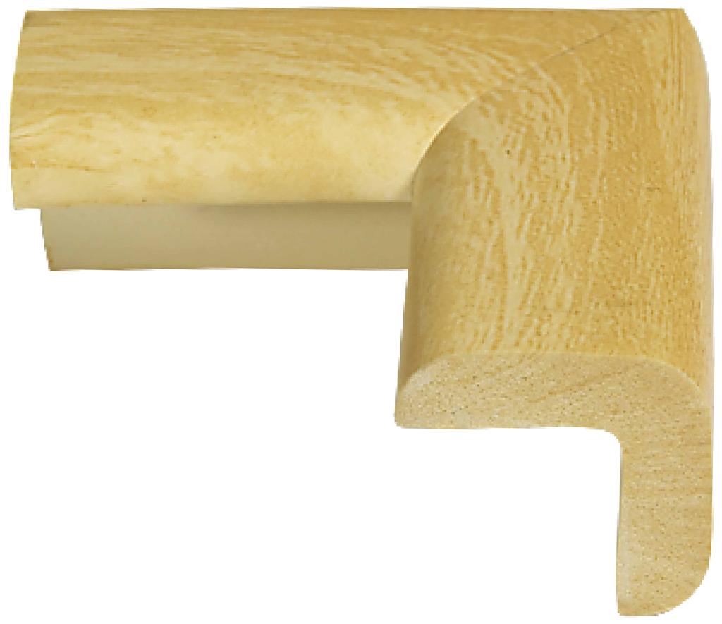 Kovbojský bezpečnostní polštářek na rohy Vzhled dřeva (Extra tenký) (Světlo)