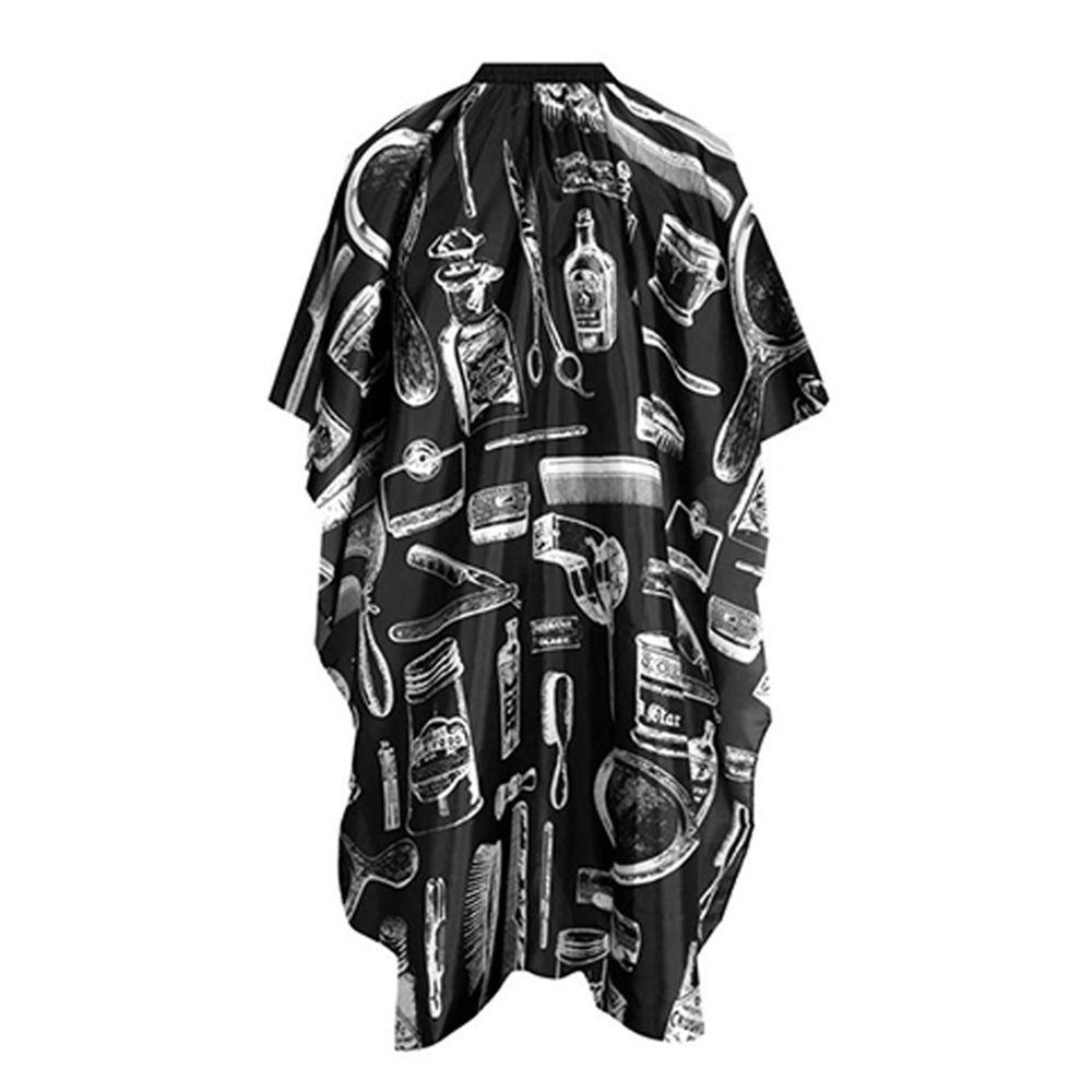 Salon Accessory Barber Cape Black/Comb Printing Hairdressing Coat Hairdress Gown  Hairdressing