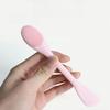 1Pc Double-ended Silicone Facial Mask Brush, Pore Cleansing Brush, Clay Mask Applicator