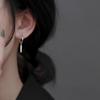 Small and Versatile Simple and Cool Style Small Square Earrings for Women
