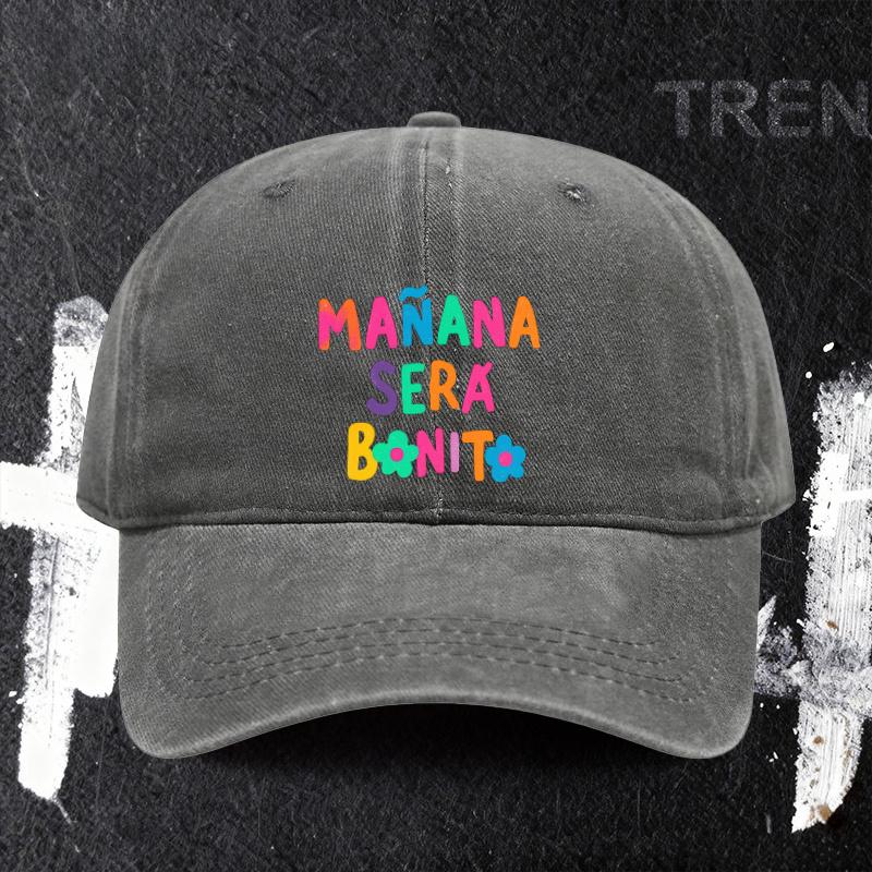 Pc Adjustable Baseball Cap with Maana Ser Bonito Design Lightweight Printed Craft WomenS Hat Tomorrow Will Be Better