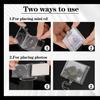 Misdary Mini Cd Keychain Album Cases Plastic Cd Cases Clear DVD Cover Bulk DVD Jewel Keyring Music Blank Mini Compact Disc Holder Pendant