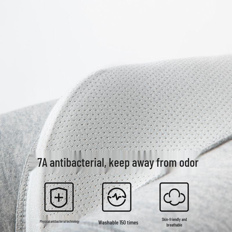 Men's Pure Cotton Antibacterial Boxer Briefs - Summer Breathable Shorts 7A