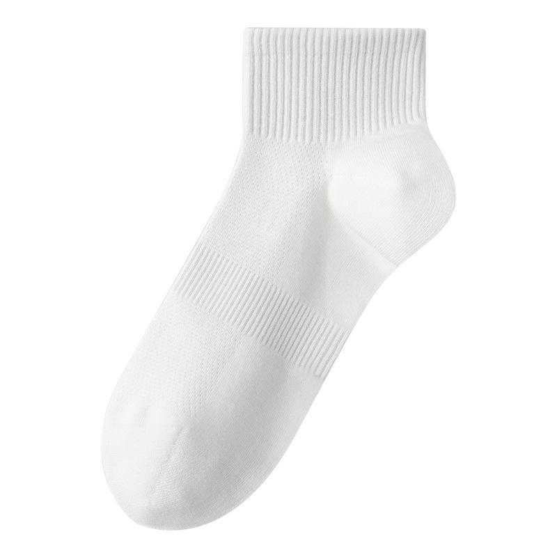 Herren Frühling und Sommer Reine Baumwolle Mesh Atmungsaktiv Deodorant Schweiß In Den Sportsocken