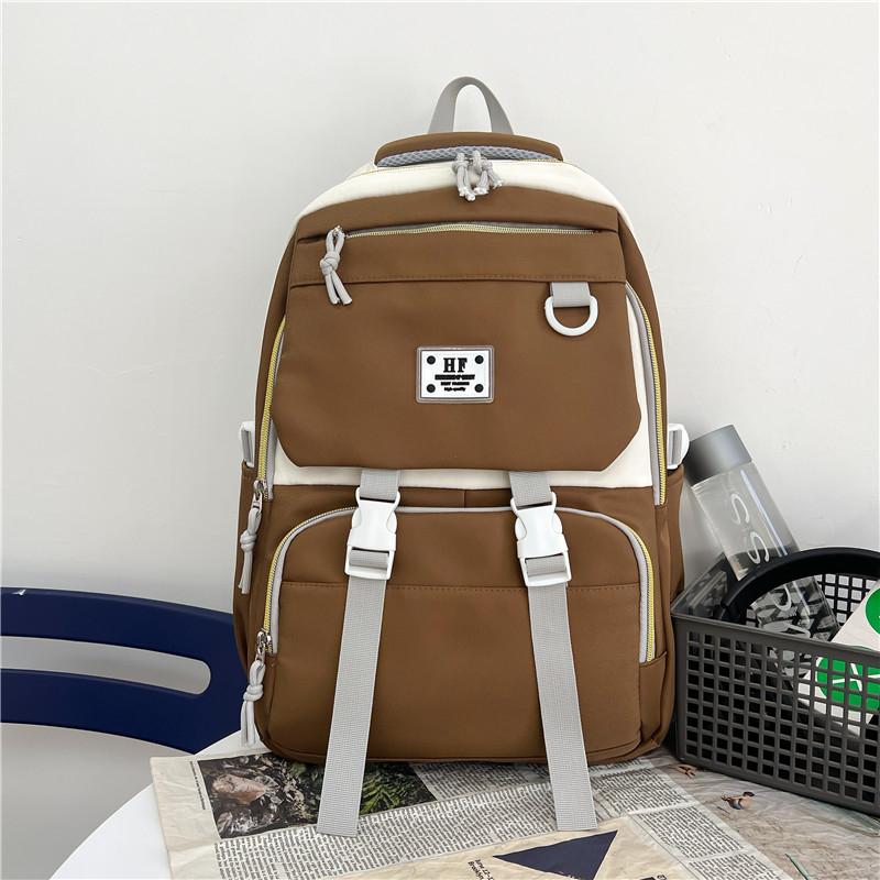 Backpack Large Capacity Campus Waterproof Backpack Outdoor Student Schoolbag