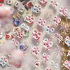 Tomoni Festive Embossed Nail Stickers - Chinese New Year of the Horse & Lion Dance Design
