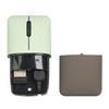 Sanwa Portable Dual-Mode Wireless Mouse with Integrated Charging Cable