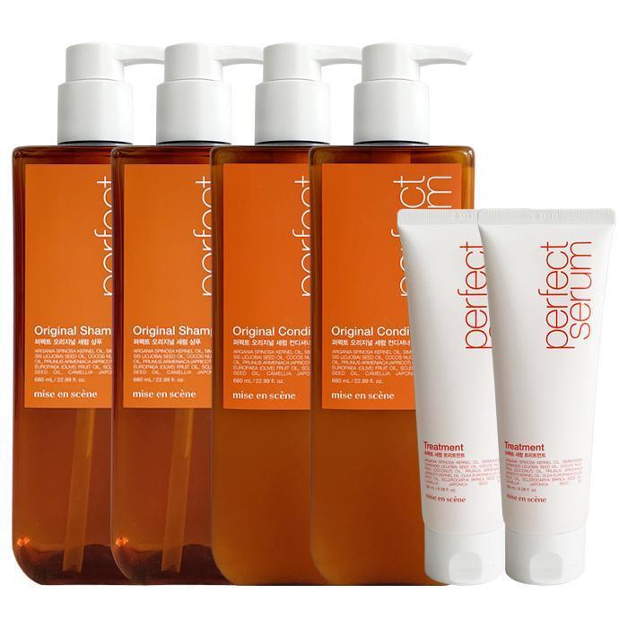 

mise en scène Perfect Shampoo x 2 + Conditioner x 2 + Treatment 180ml x 2 (38658321)