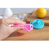 Foldable Mini Funnel Silica Gel Oil/Wine Funnel for Home and Car Pink