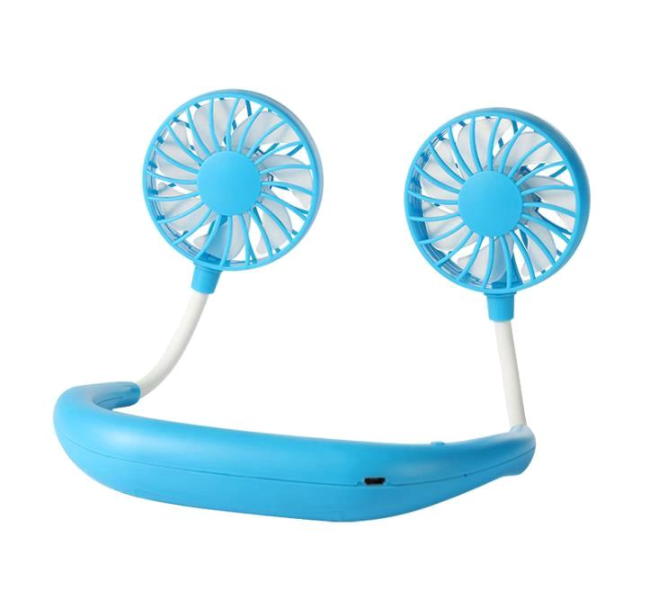 Rechargeable Neck Band Sports Fan Mini Wearable Portable Hanging Neck Fan USB