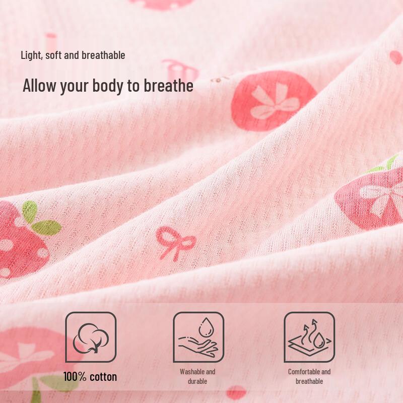 Girls' 100% Cotton Pajamas Set