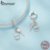 BAMOER 925 Sterling Silver Cute Pet Kit Charm Pendant fit Original Bracelet & Necklaces Jewelry DIY 925 Bamoer Beads