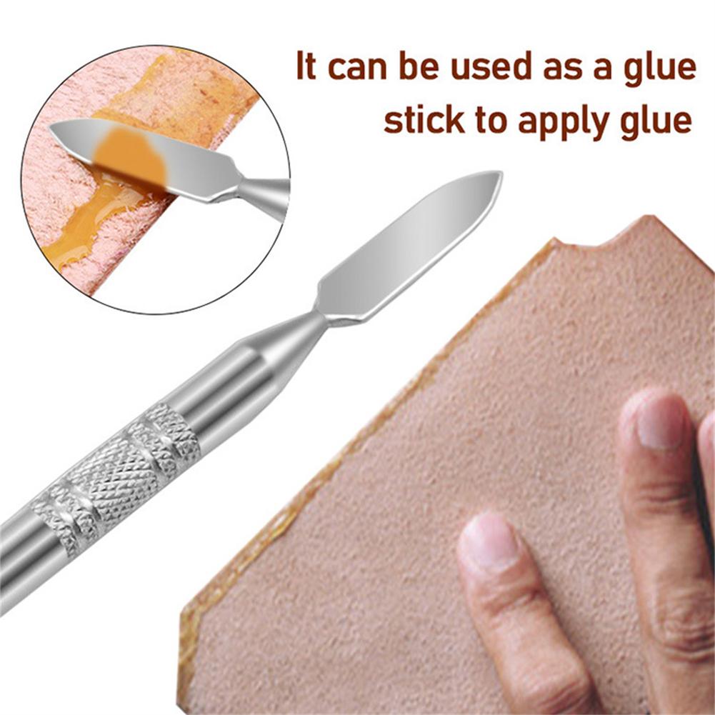 Double head leather oil paste dye quick pencil applicator paint roller tool for leather crafts tools double side Diy Handmade