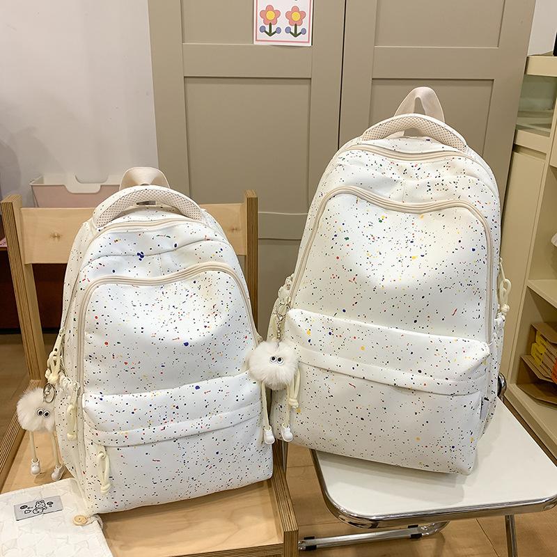 Schulranzen Koreanisch klein frisch Schulranzen weibliche Studentin einfacher kleiner floraler Rucksack leicht große Kapazität Highschool-Rucksack