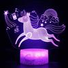 Acrylic Unicorn Night Light with Remote and Touch Control