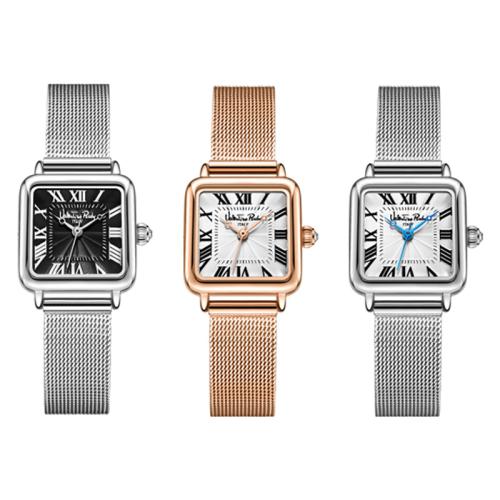 [VALENTINO RUDY] VALENTINO RUDY Mesh Square 243502 Women s Metal Wristwatch VR3502B VR3502B-BKWT
