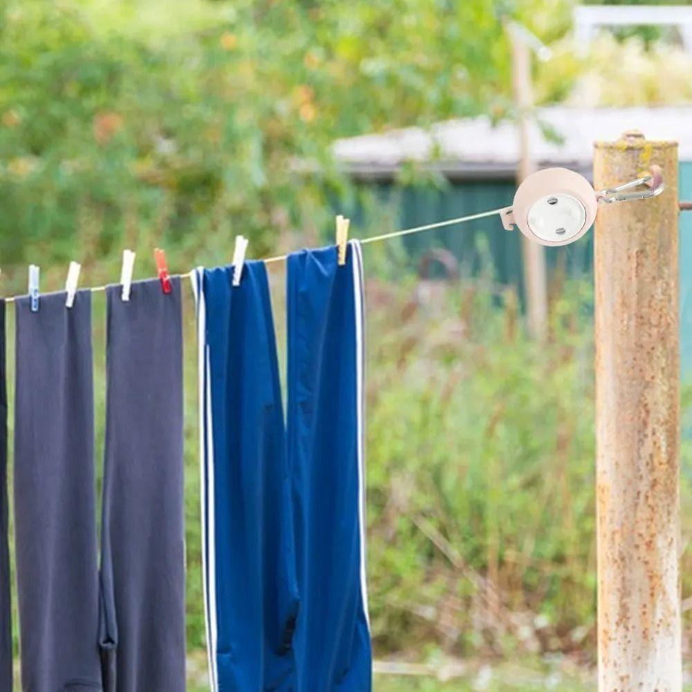 Windproof Clothes Drying Rope Portable Travel Drying Rack Sturdy Laundry Drying Line  Camping