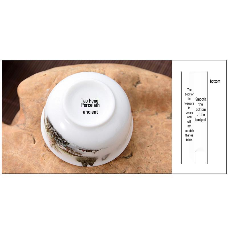 Miniature Ceramic Gongfu Tea Tasting Cup - Extra Small Chaoshan Set