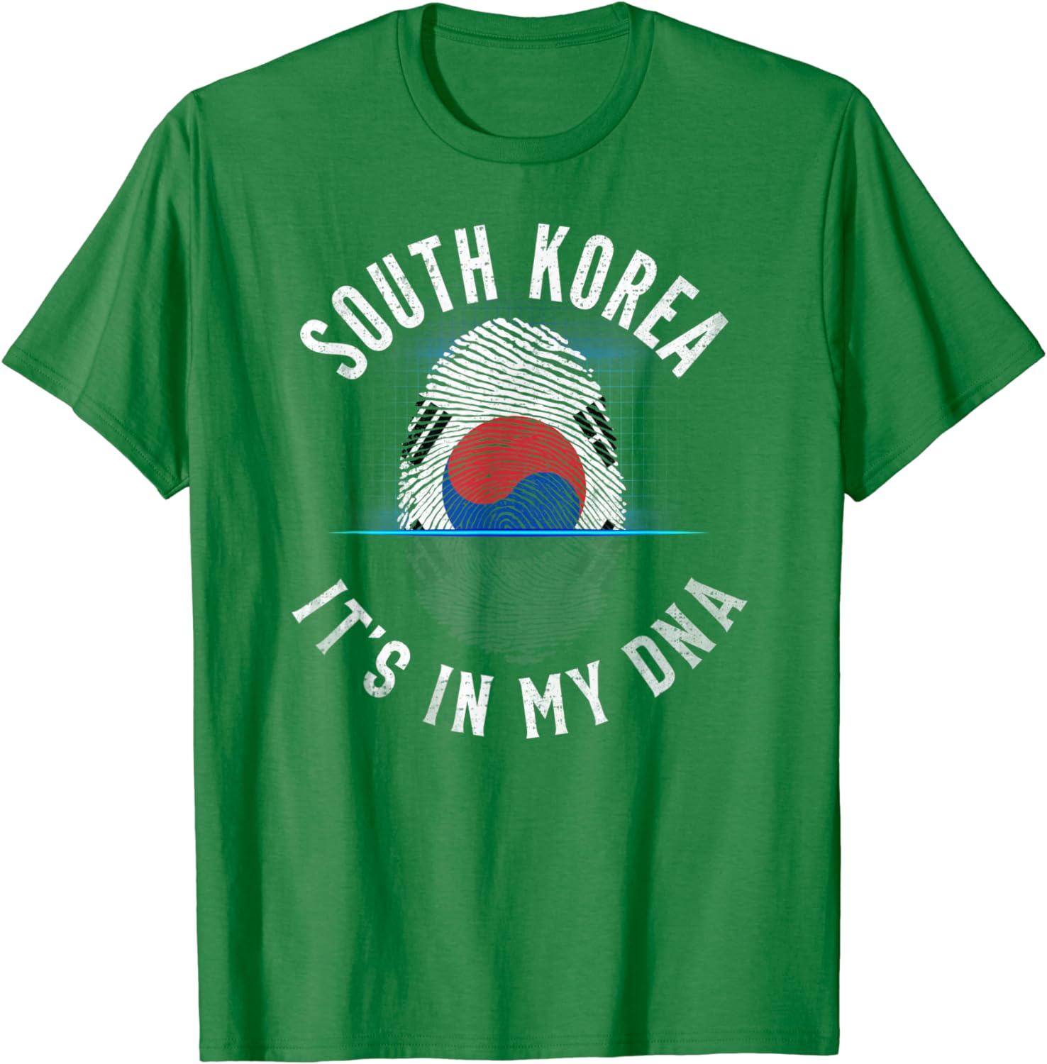 South Korea Flag It Is in My DNA Korean Men TShirt Short Sleeve Casual Cotton ONeck T Shirts S
