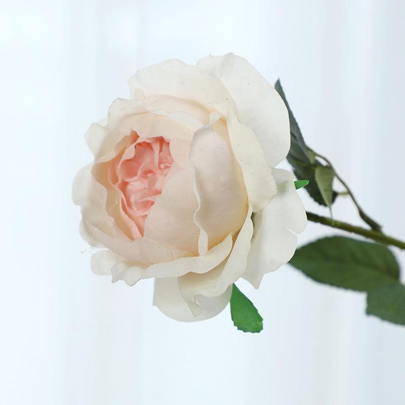 Feel moisturizing artificial flower, long branch Austin rose bouquet, home interior decoration artificial flower