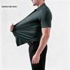 Men’s High Elasticity Seamless Long Sleeve Solid Color Business Shirt
