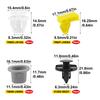 Für Nissan Armade Juke Murano Rogue für Infiniti QX56 QX80 45 Stück Radlaufleiste Befestigungsclips 01553-09321 76882-JG10A