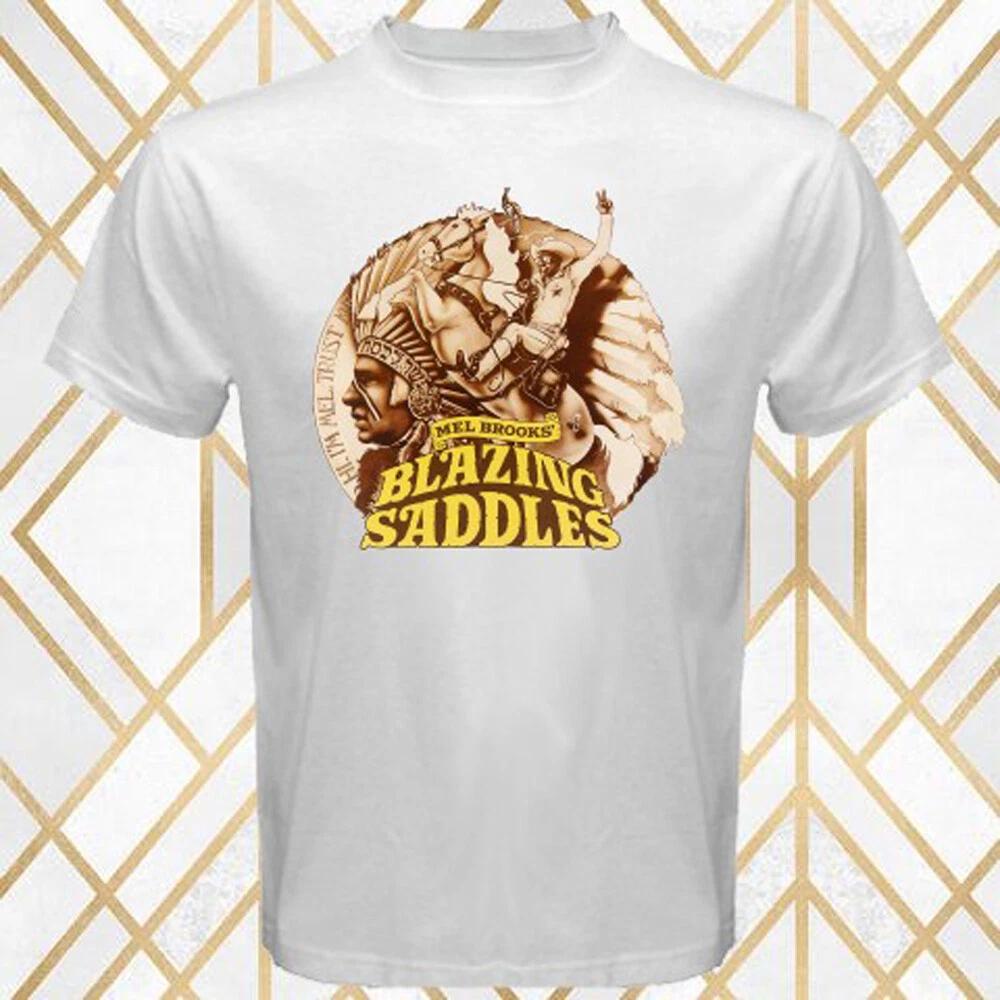 

Blazing Saddles Iconic Movie Men s White L
