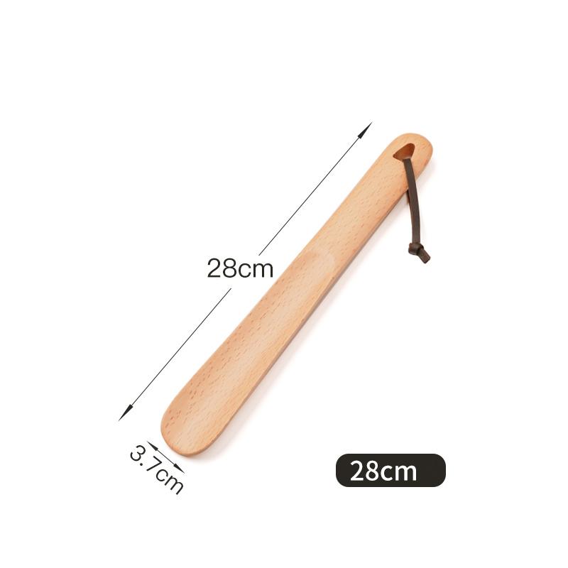 Black Walnut wooden Professional Shoe Horn Flexible Long Handle Shoehorn Useful Shoe Lifter Professional Shoe Spoon Home Tools