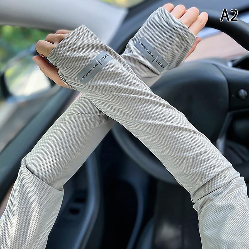 Unisex Cooling Arm Sleeves Hand Protector Cover Sun Protection Sleeve Scarf