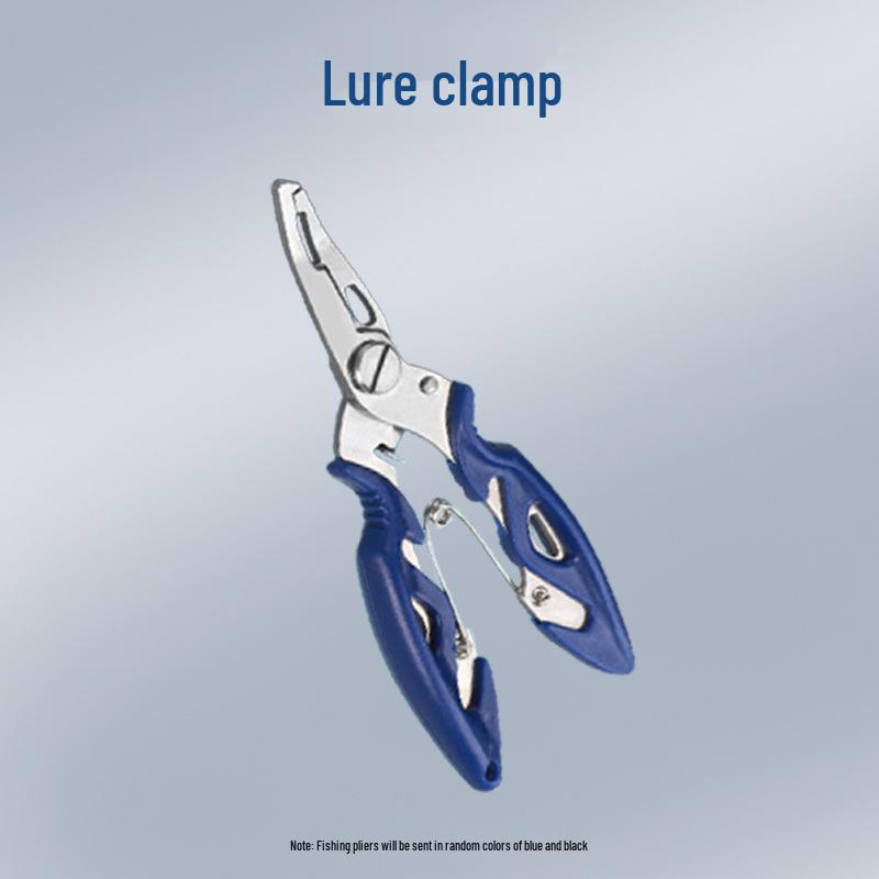 Portable Multifunctional Fishing Pliers: Stainless Steel Line Cutter, Split Ring Opener, Hook Remover