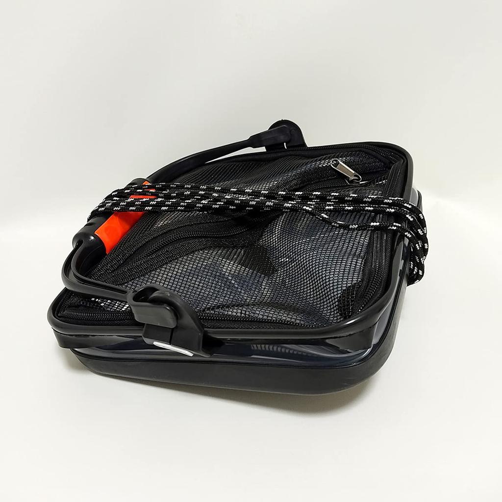 Orrudo Rybářské potřeby Skládací vědro pro rybářské pozorování Vědro na sběr vody Kompaktní Lehké Průhledné s lanem qb500130b01n0 "Mierdo A"