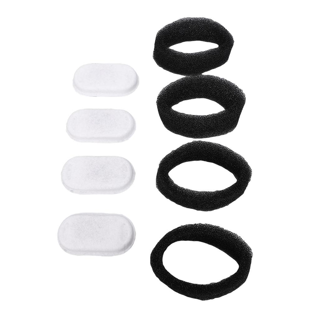 Cat Water Fountain Filters Carbon Cloth Pet Water Dispenser Fountain Replacement Filter with Sponges Style 1