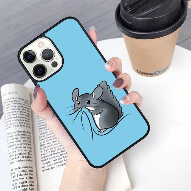 Cute Cartoon Chinchilla Phone Case Cover For iPhone 17 Air 16 15 14 Plus For Apple 16 11 12 13 Pro Max Coque