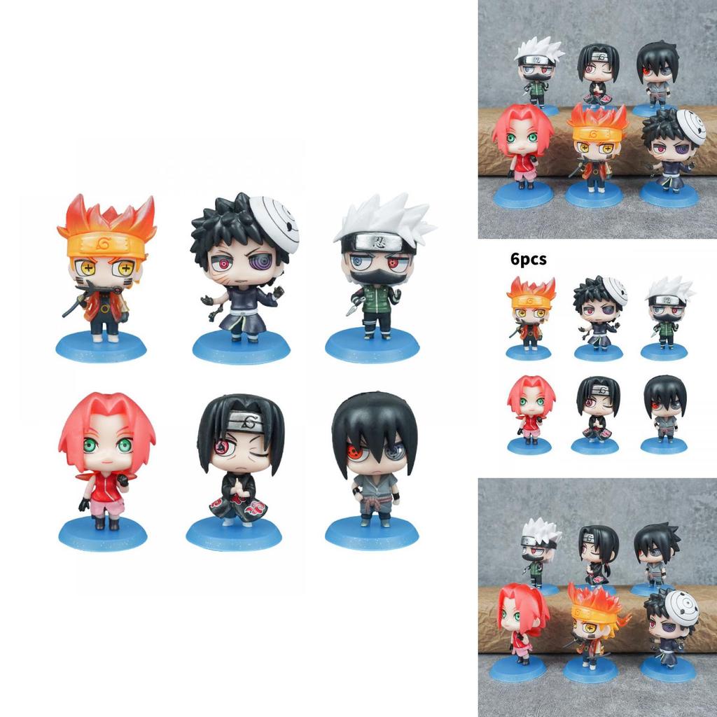 Naruto Pvc Figure Set With Assembly For Collectors And Anime Merchandise