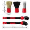 Car Wash Brush Long Handle Soft Bristle Car Interior Detailing Brush Auto Air Outlet Vent Wheel Cleaning Elbows Brushes Tools