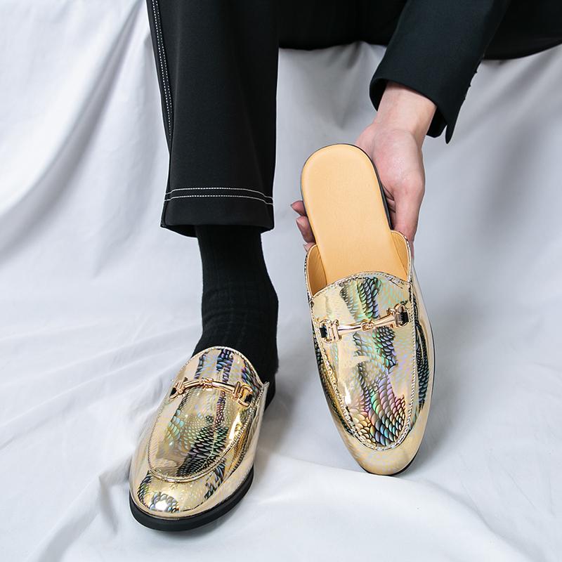 Fashion Official Website Hot Selling Men's Loafers Versatile Flat Business Shoes for Commuting Soft Soled High-end Men's Dress Shoes