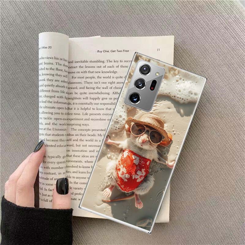 

Cute Hamster Phone Case for Samsung A17 A37 A57 A54 A14 A24 A34 A07 A04S A02S A12 A22 A32 A52S A16 A26 A36 A56 A72 Galaxy Note 2 Samsung A32 4G