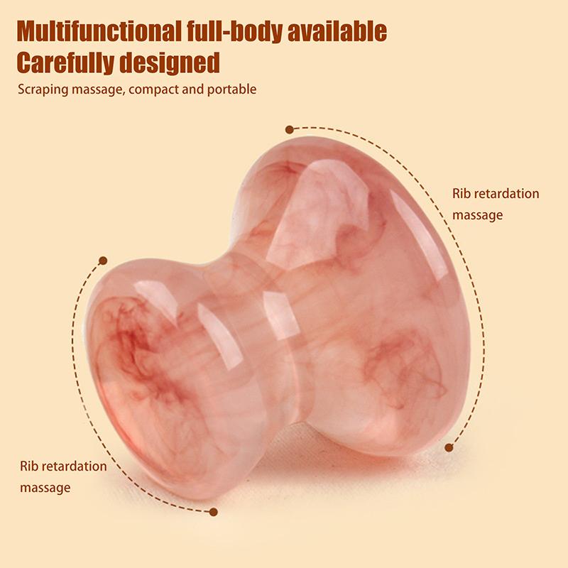1 Pcs Natural Resin Mushroom Shape Massager Facial Roller Beauty Massage Eye Neck Care Slimming Tools Health Beauty Tools