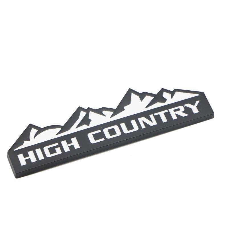 High Country Off-Road Logo Metal Emblem for Chevrolet, Jeep, Dodge, Ford