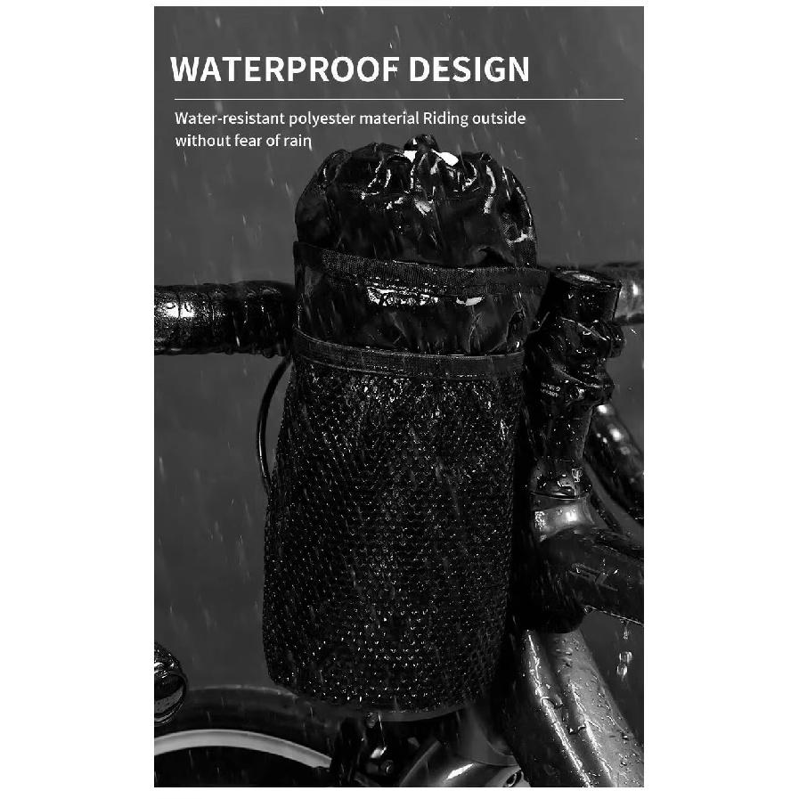1/2pcs Universal Rainproof Insulated Bicycle Water Bottle Bag Handlebar Kettle Holder For MTB Road Cycling Cup Holders 5