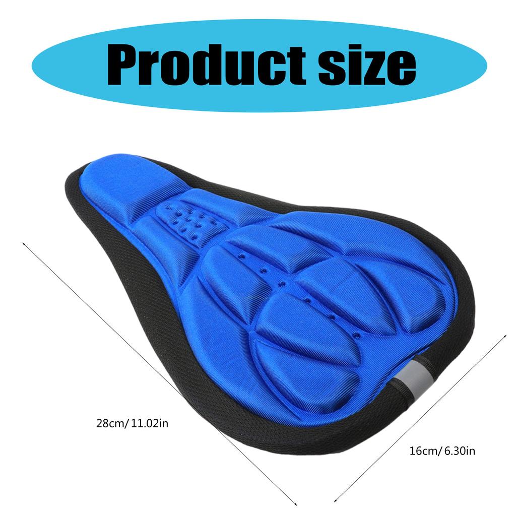 Acoperire confortabilă pentru scaune pentru bicicletă de exercițiu, șei de înlocuire, antiderapante, îngroșare, pernă pentru scaune de ciclism pentru femei, bărbați