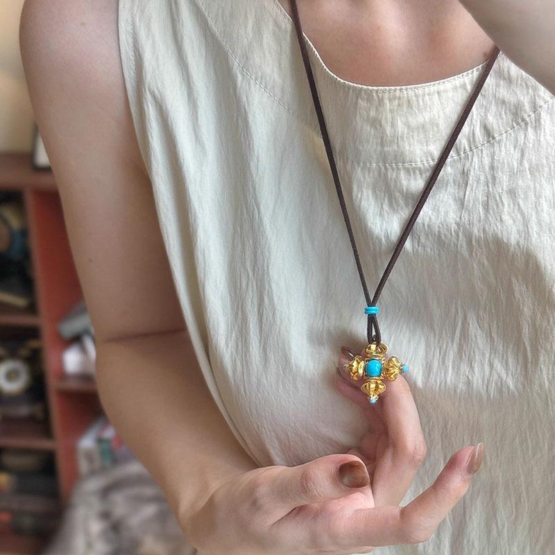 

Кулон-подвеска Ваджра-пест, универсальный, премиальный, ретро