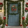 DIY Artificial Christmas Wreath Realistic Pine Cone Window Hanging Decor  Thanksgiving Decor