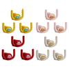 3Pieces Sturdy Without Punch Bathroom Hanging Hook Plastic Materials Portable Accessory for Extra Storage in Kitchens
