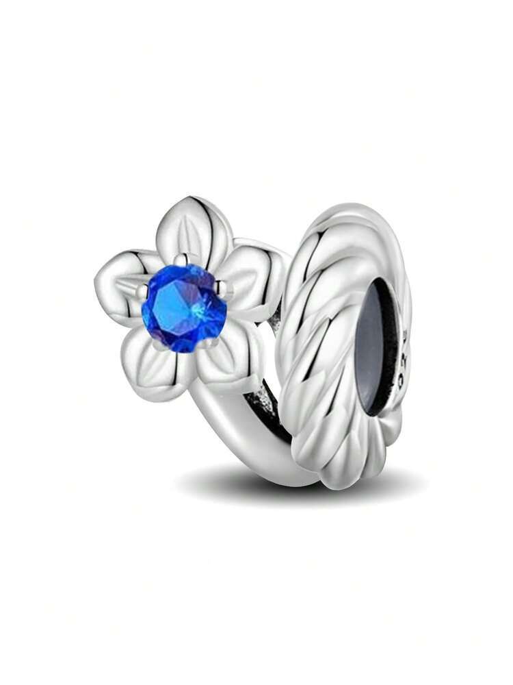 Copper The Bible Cross Sun Moon Blue Series Charms Beads Fit For Women Bracelets Diy High Quality Fine Jewelry