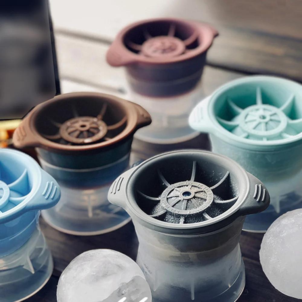 1 stücke Silikon Ball Runde Eis Gitter Form Flüssigkeit Eimer Haushalt Küche Werkzeuge für Runde Whisky Ball Eis Cube Schleifen Werkzeug