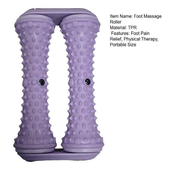 Double-Row Foot Massage Sore Foot Arch Roller Plantar Fasciitis Muscle Pain Relief Deep Tissue